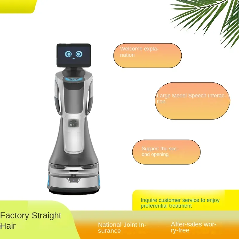 Welcome Reception Robot Autonomous Ostacle Avoidance Guide for Restaurant Hotel Exhibition Hall Library and Sales Office(Image1) Welcome Reception Robot Autonomous Ostacle Avoidance Guide for Restaurant Hotel Exhibition Hall Library and Sales Office(Image1)