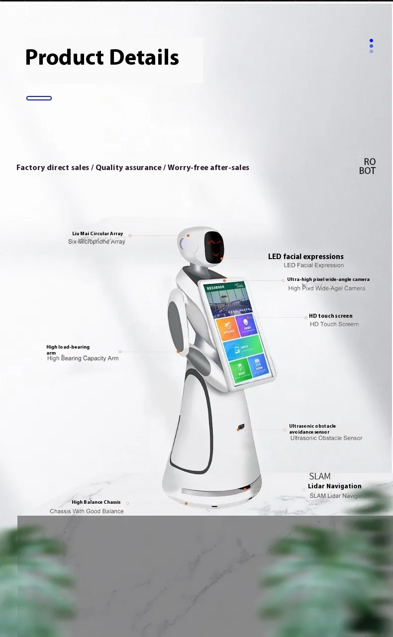 Robot Penerima Sapaan Aktif dengan Interaksi Suara AgentOS Pengenalan Wajah - Robot Layanan Penjelasan Selamat Datang(Gambar5) Robot Penerima Sapaan Aktif dengan Interaksi Suara AgentOS Pengenalan Wajah - Robot Layanan Penjelasan Selamat Datang(Gambar5)