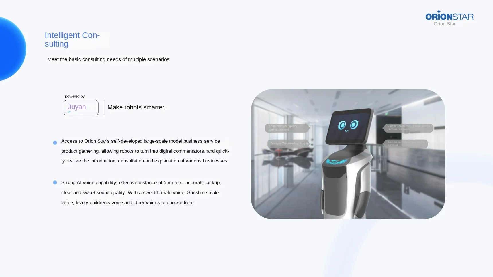 Robot Penerima Tamu dengan Panduan Gerakan Penjelasan untuk Restoran, Hotel, Ruang Pameran, Perpustakaan, dan Kantor Penjualan(Gambar6)