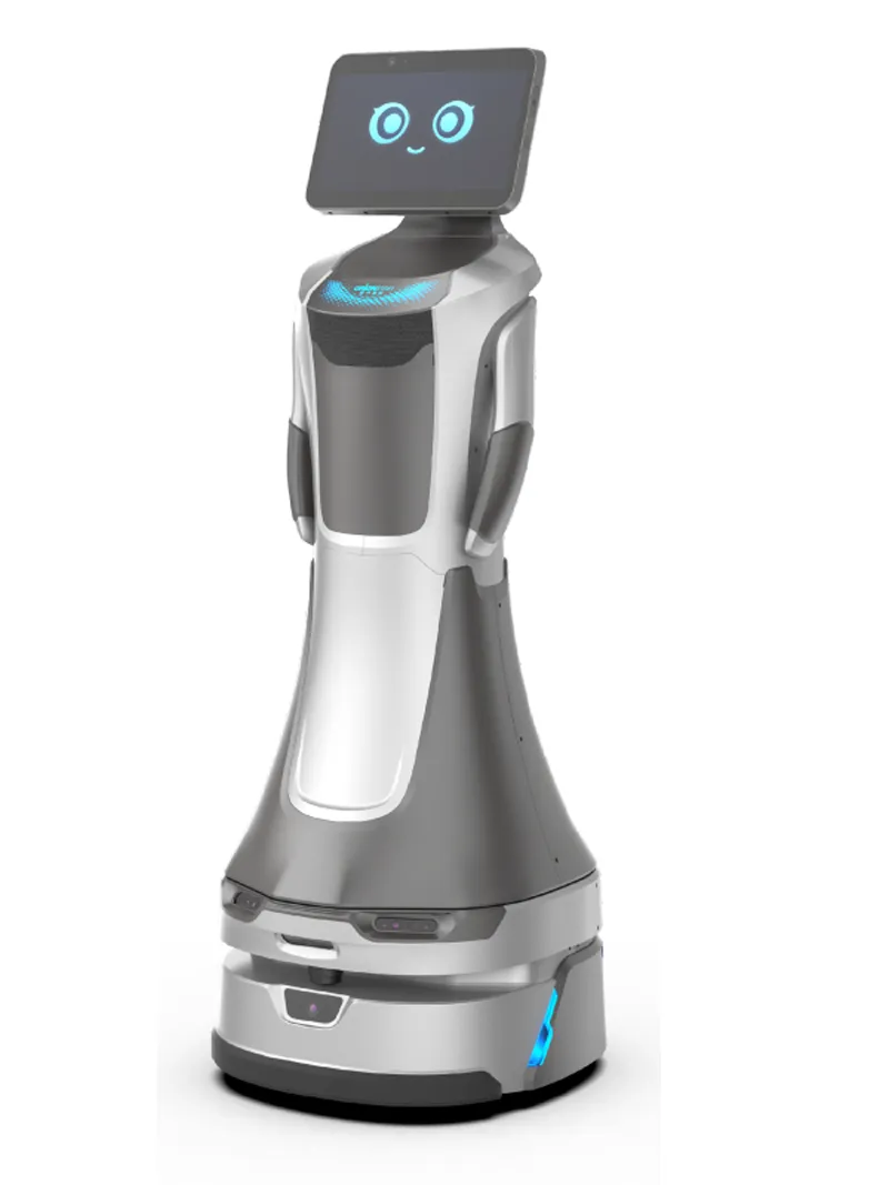 Robot Penerima Tamu dengan Panduan Gerakan Penjelasan untuk Restoran, Hotel, Ruang Pameran, Perpustakaan, dan Kantor Penjualan(Gambar5)