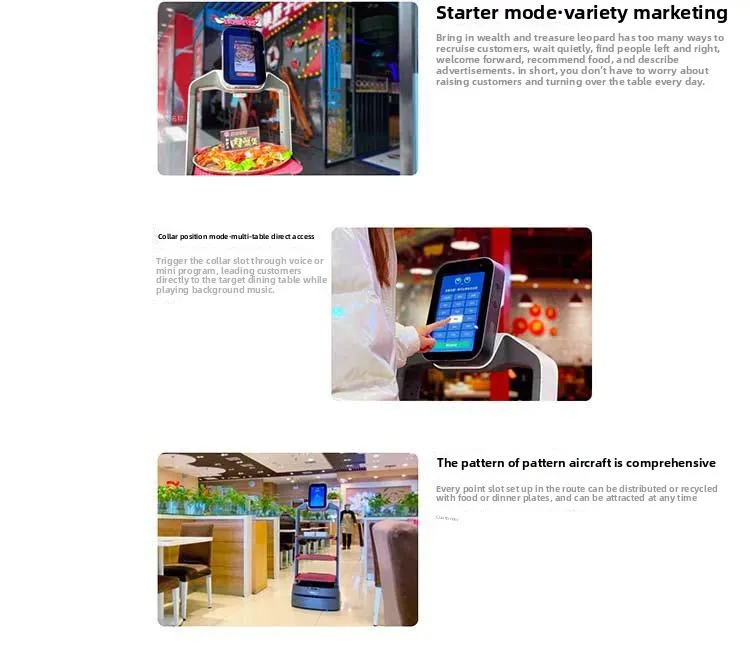 Robot Layanan Multifungsi Cerdas untuk Pengiriman Makanan & Hidangan di Hotel & Restoran, Penerimaan & Promosi, Penentuan Posisi(Gambar8) Intelligent Multi-Functional Service Robot for Food & Dish Delivery in Hotels & Restaurants Reception & Promotion Positioning(Image8)