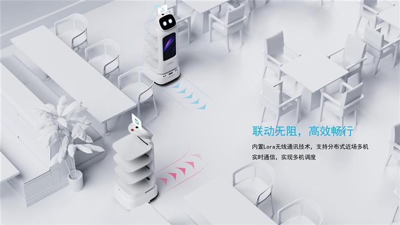 Robot Pengiriman Komersial Youbao dengan Sensor Sambutan dan Baki Makanan Pintar untuk Pemasaran dan Iklan(Gambar11)