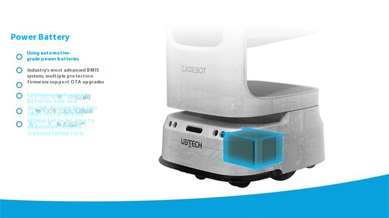 Robot Pengiriman Komersial Youbao dengan Sensor Sambutan dan Baki Makanan Pintar untuk Pemasaran dan Iklan(Gambar6)