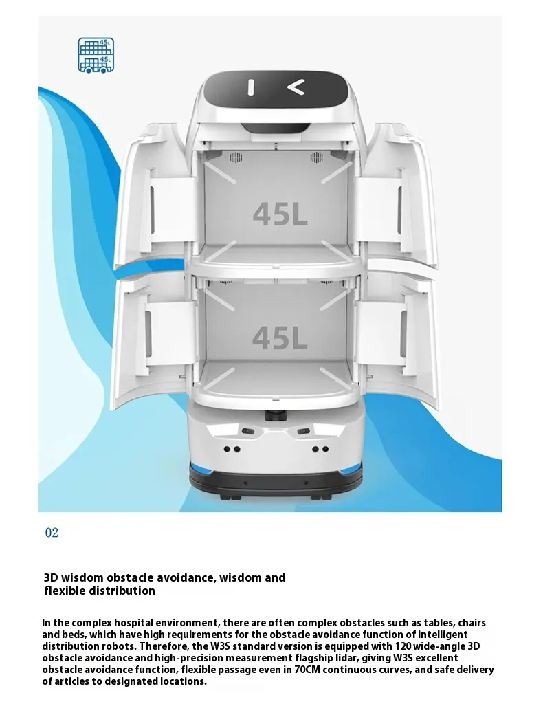 Robot Layanan Hotel Penerimaan Depan Otonom Penyambutan Cerdas Aula Pameran Komersial Pengiriman Barang Otomatis(Gambar2) Robot Layanan Hotel Penerimaan Depan Otonom Penyambutan Cerdas Aula Pameran Komersial Pengiriman Barang Otomatis(Gambar2)