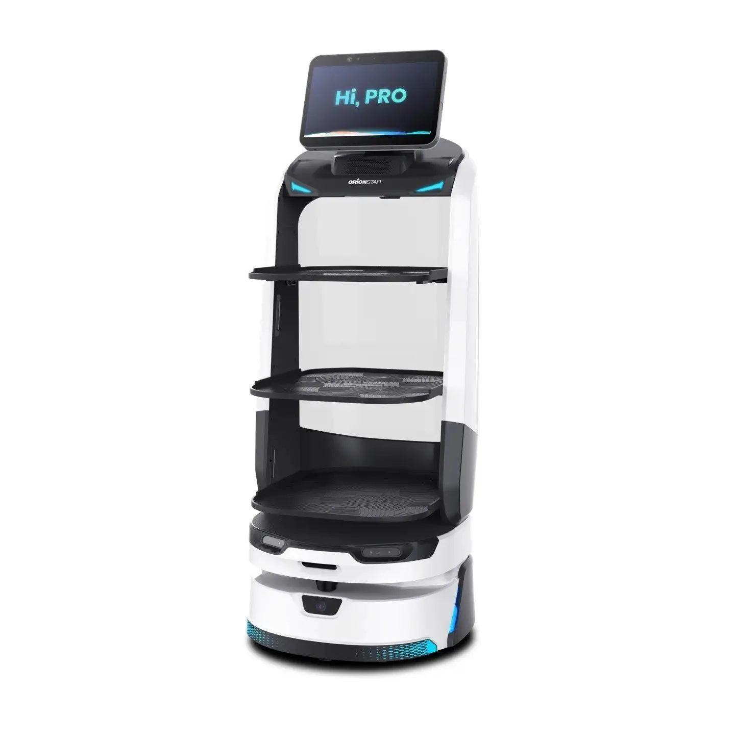 Robot inteligent mare Lucky Leopard Pro pentru livrare automată de alimente în hoteluri, catering și servicii comerciale pentru clienți