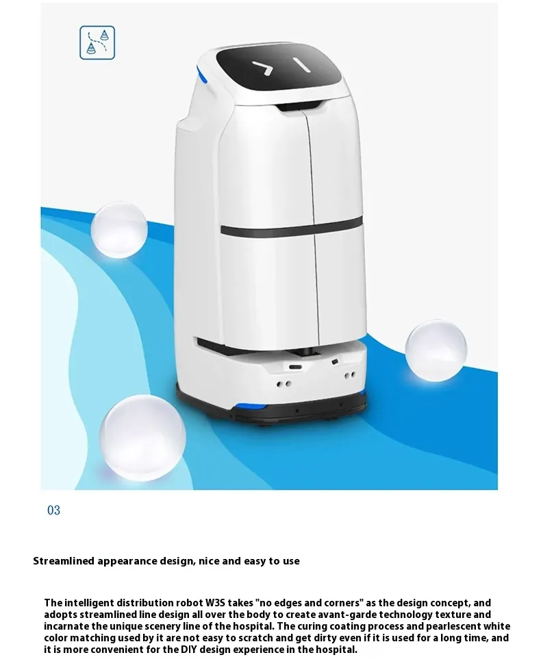 Robot Layanan Hotel Penerimaan Depan Otonom Penyambutan Cerdas Aula Pameran Komersial Pengiriman Barang Otomatis(Gambar3) Robot Layanan Hotel Penerimaan Depan Otonom Penyambutan Cerdas Aula Pameran Komersial Pengiriman Barang Otomatis(Gambar3)