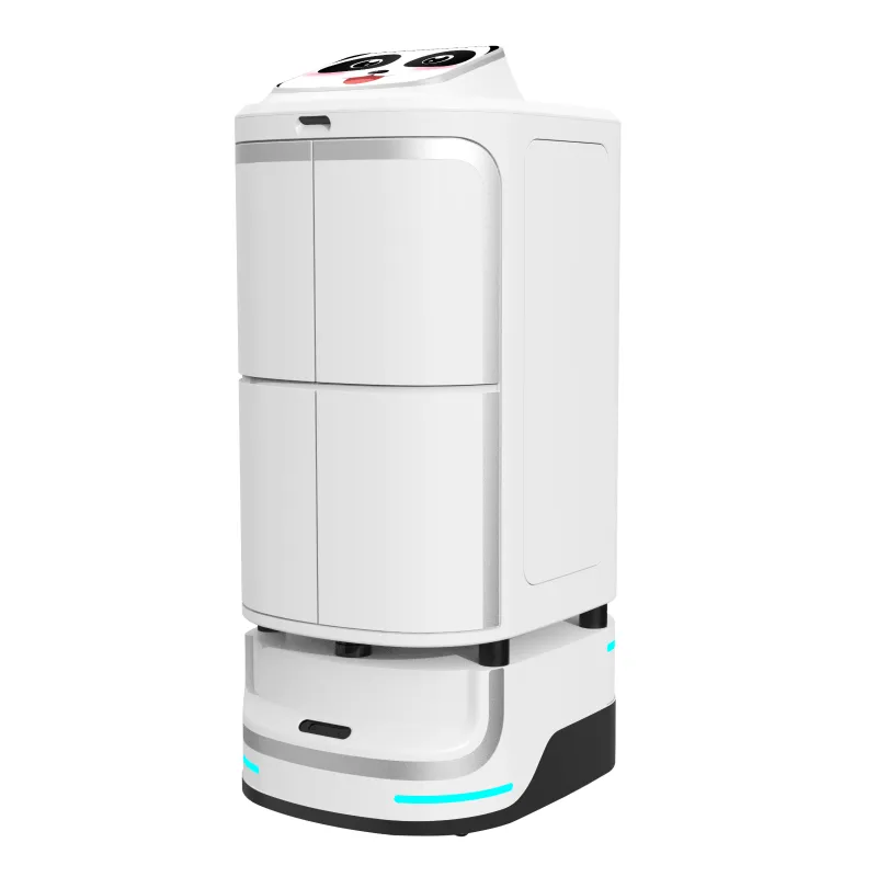 Robot de livrare Speedybot pentru hotel, servicii comerciale, spitale, instituții guvernamentale, săli de conferințe - Alpha Robotics