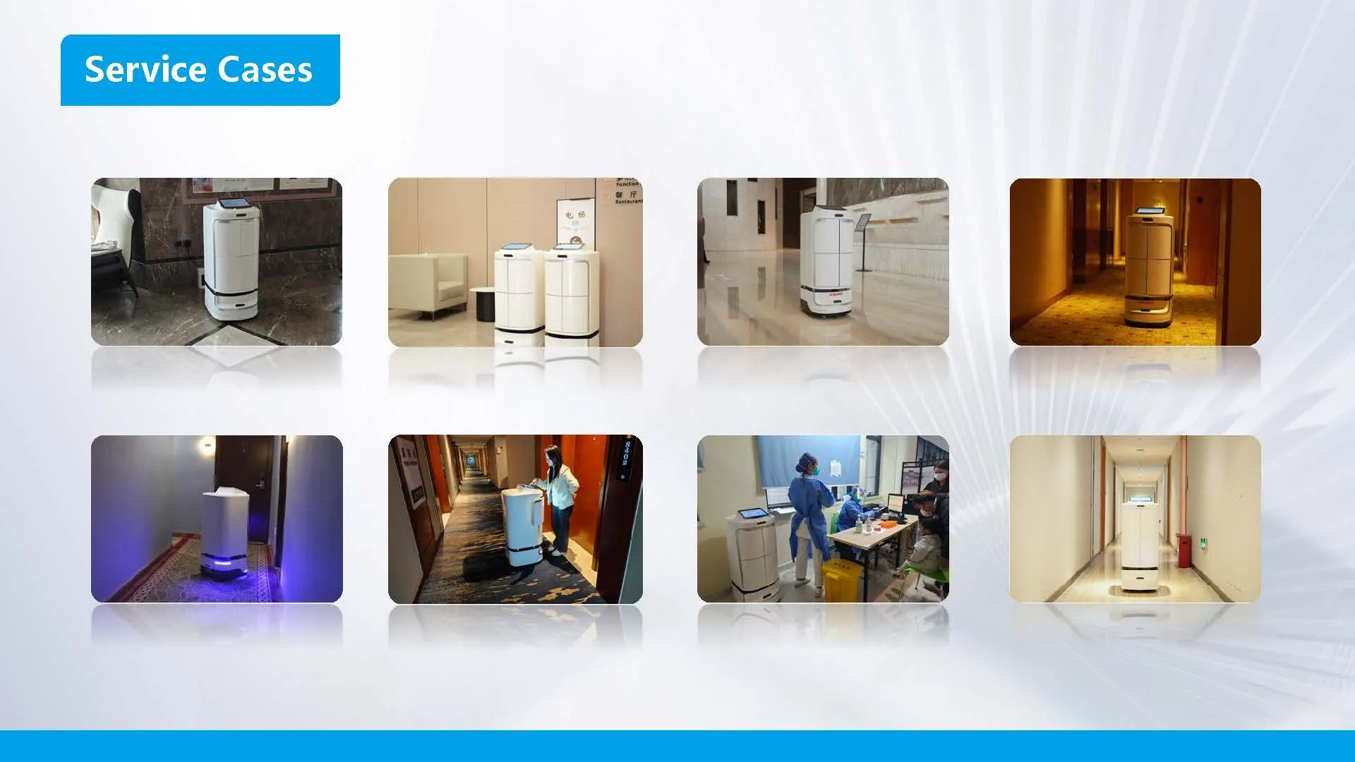 Robot Pengiriman Hotel Speedybot Layanan Komersial Rumah Sakit Pemerintah Aula Alpha Robotics(Gambar4) Robot Pengiriman Hotel Speedybot Layanan Komersial Rumah Sakit Pemerintah Aula Alpha Robotics(Gambar4)