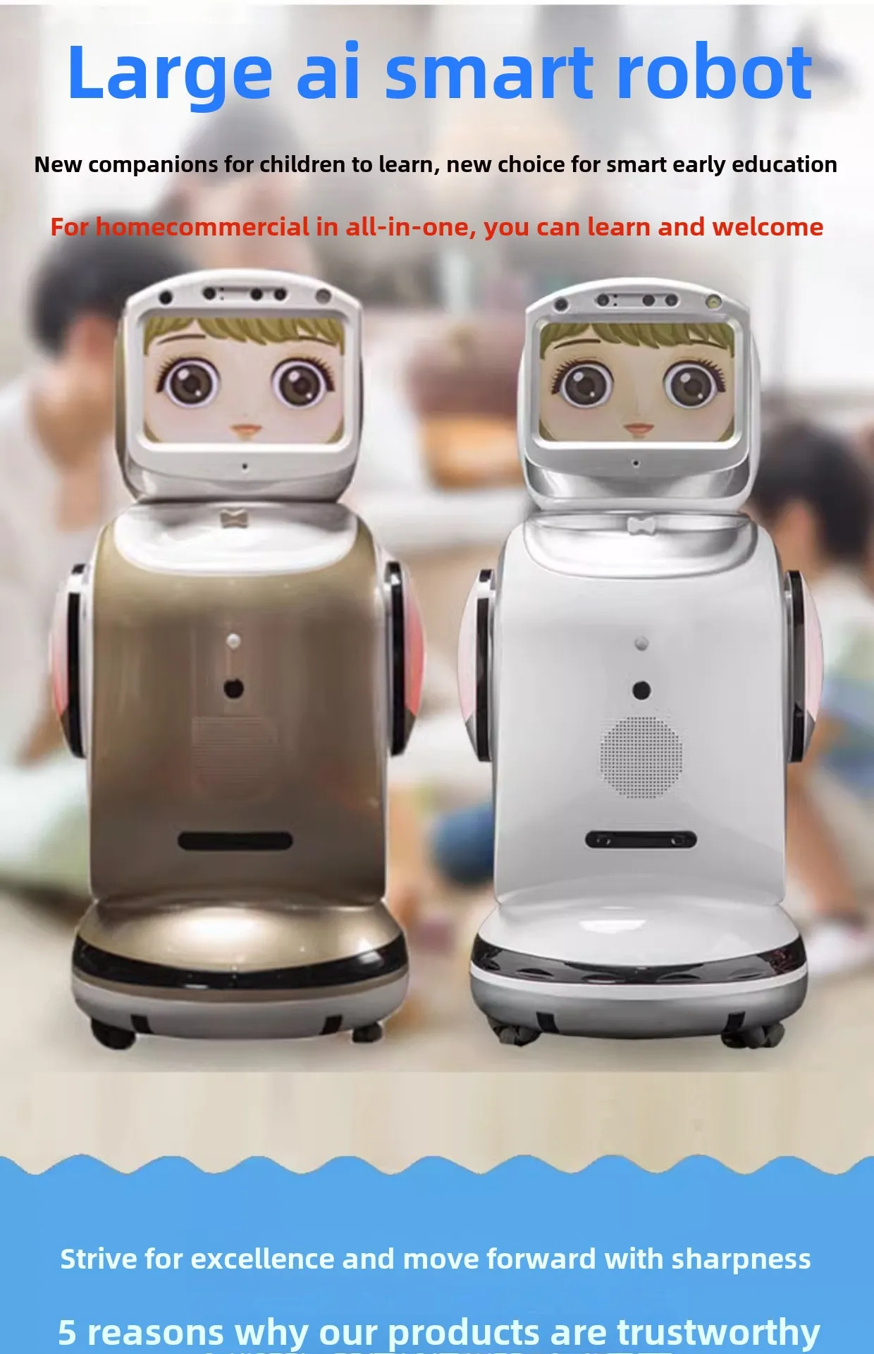 Visoko-tehnološki inteligentni školski obiteljski robot za djecu – multifunkcionalni obrazovni pratitelj s glasovnim dijalogom(Slika1) Visoko-tehnološki inteligentni školski obiteljski robot za djecu – multifunkcionalni obrazovni pratitelj s glasovnim dijalogom(Slika1)