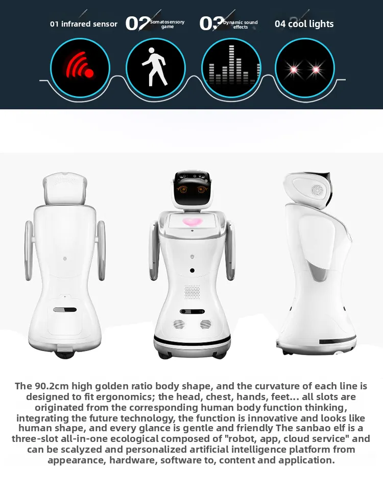 Yingbin AI Talking Little Treasure Chytrý dětský výukový stroj pro rané vzdělávání Vzdělávací doprovodný robot Servisní roboti(Obrázek2)