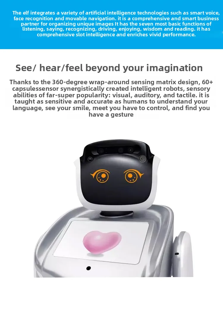 Yingbin AI Talking Little Treasure Chytrý dětský výukový stroj pro rané vzdělávání Vzdělávací doprovodný robot Servisní roboti(Obrázek4)
