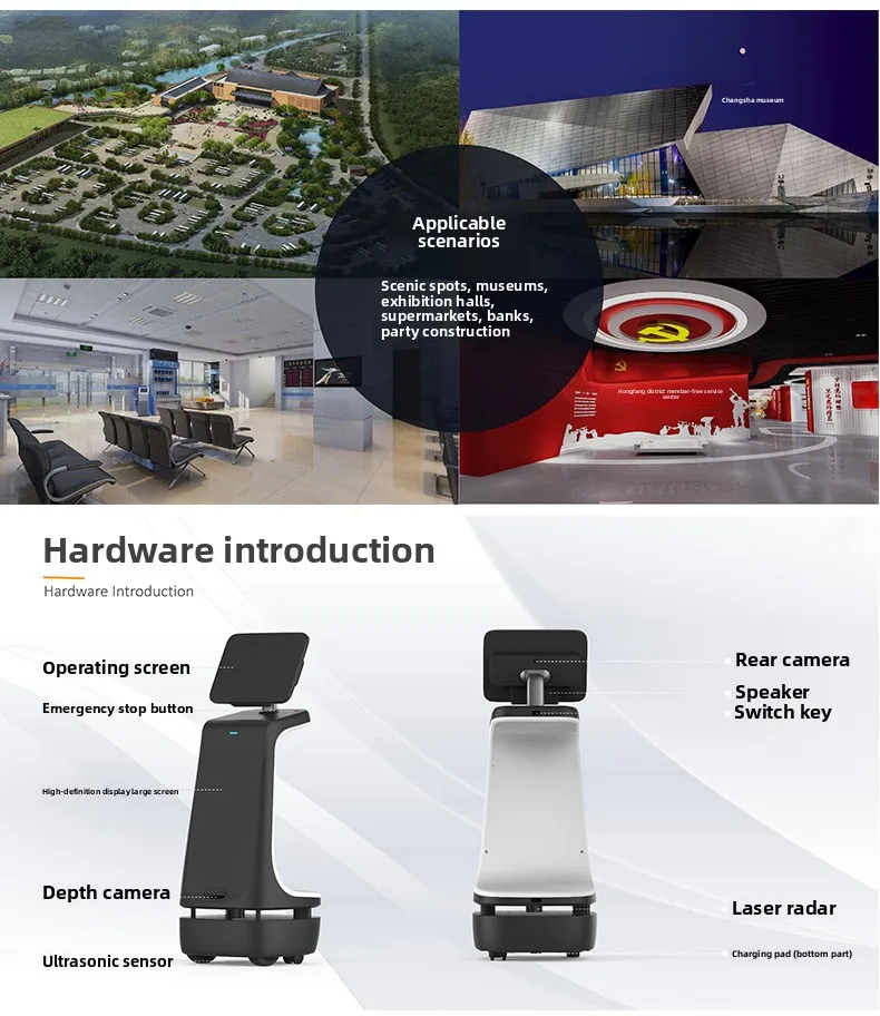 Panduan Sambutan Robot Penerima Tamu Komersial Cerdas untuk Museum, Tempat Wisata, Pameran Sains dan Teknologi, serta Sewa Robot(Gambar5) Panduan Sambutan Robot Penerima Tamu Komersial Cerdas untuk Museum, Tempat Wisata, Pameran Sains dan Teknologi, serta Sewa Robot(Gambar5)