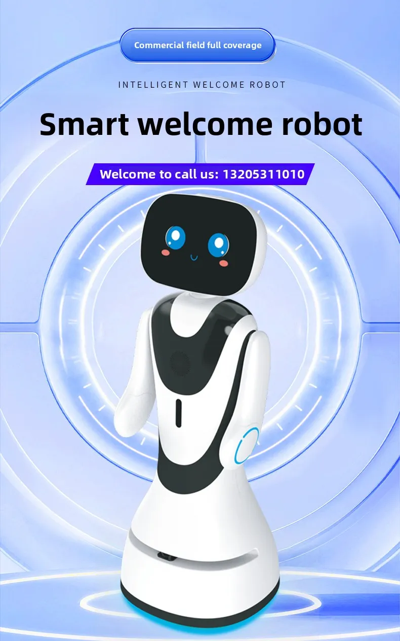 Alpha Robotics Timo - Robot de servire pentru recepție, restaurante, livrare și hoteluri(Imagine1)