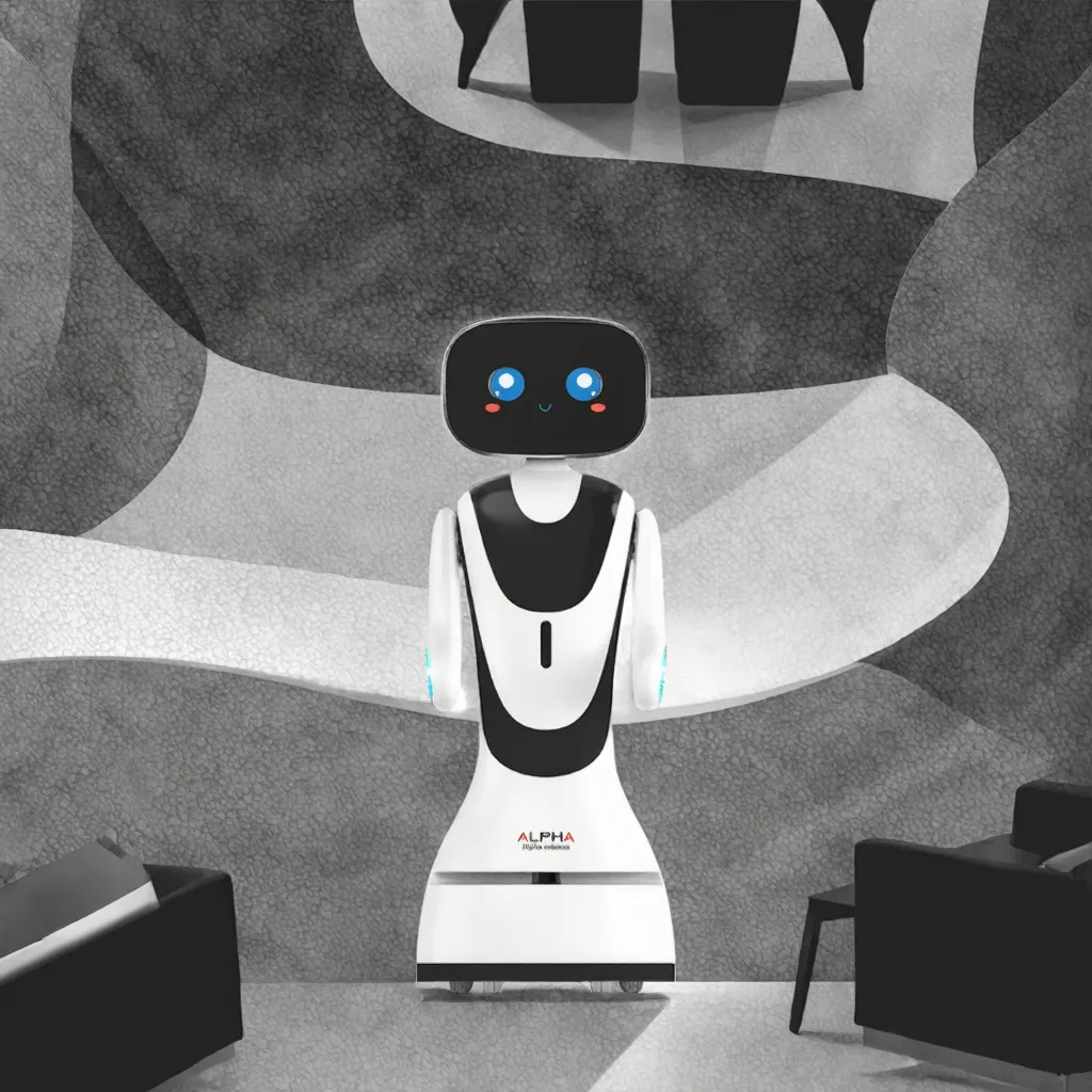 Robot AI Laris untuk Penyajian Makanan & Pengiriman di Restoran & Hotel(Gambar4)