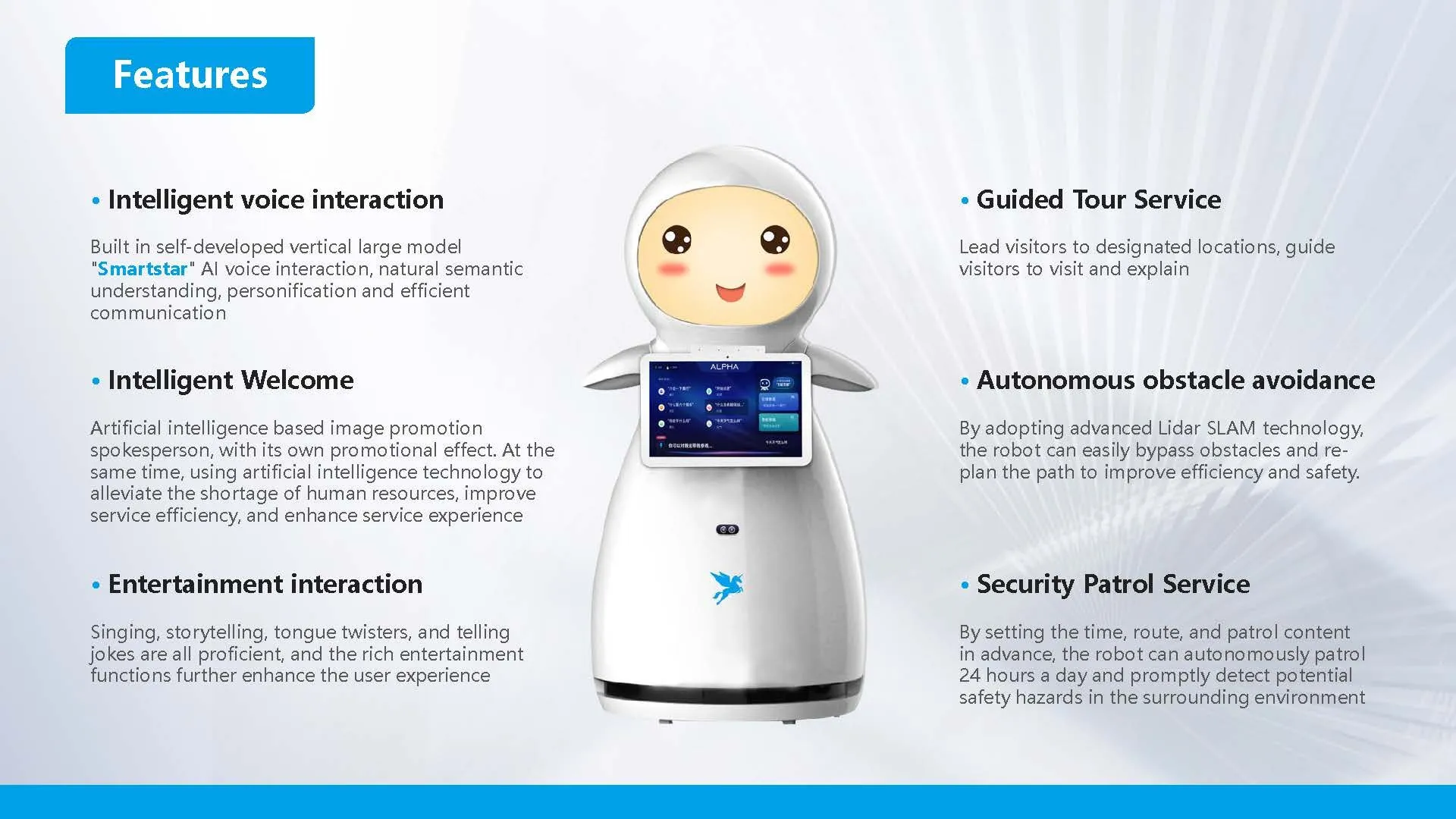 Robotul de bun venit Xiaoxue(Imagine3)