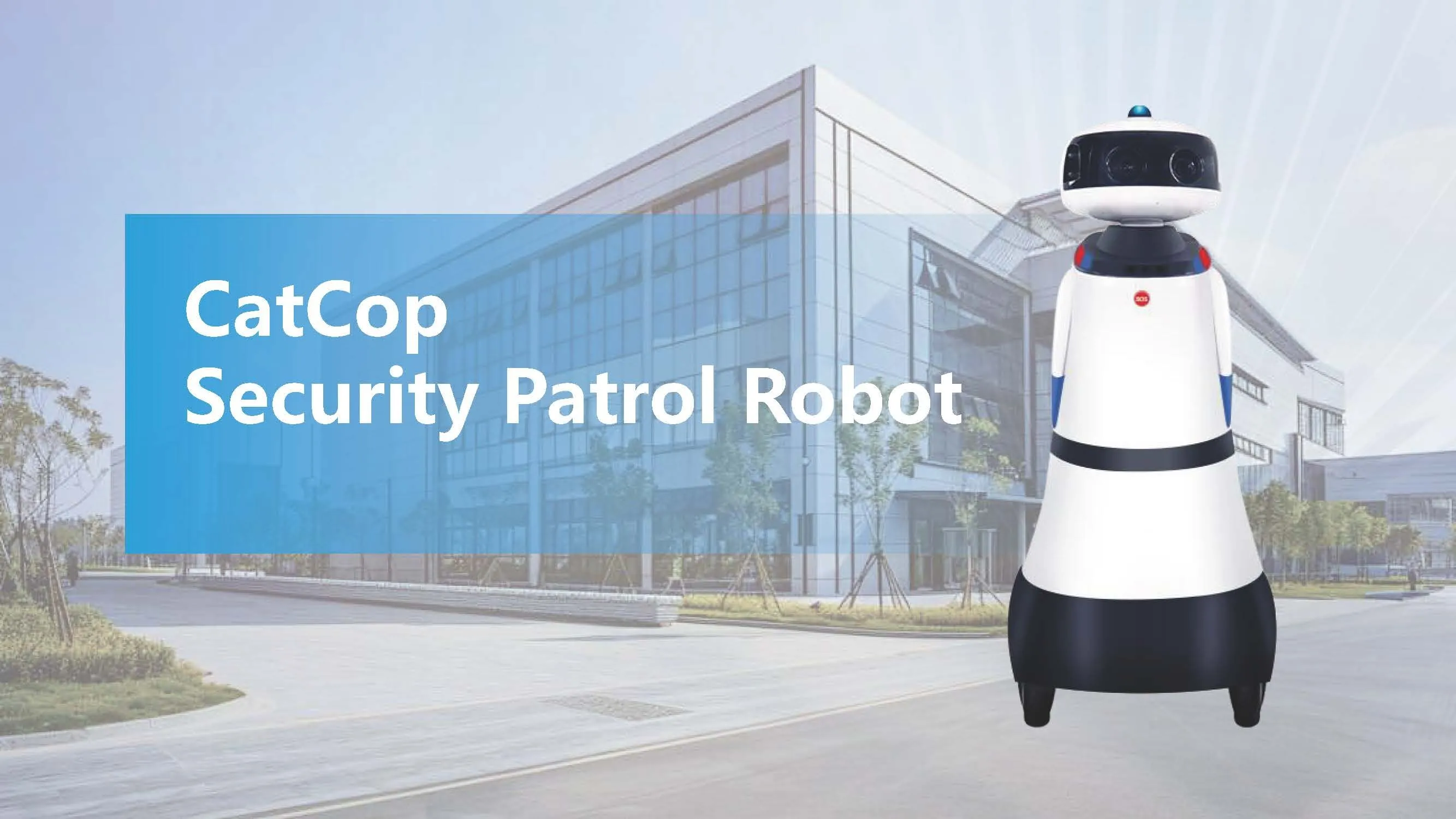 Robot de inspecție AI pentru securitate Black Cat Patrol(Imagine1) Robot de inspecție AI pentru securitate Black Cat Patrol(Imagine1)