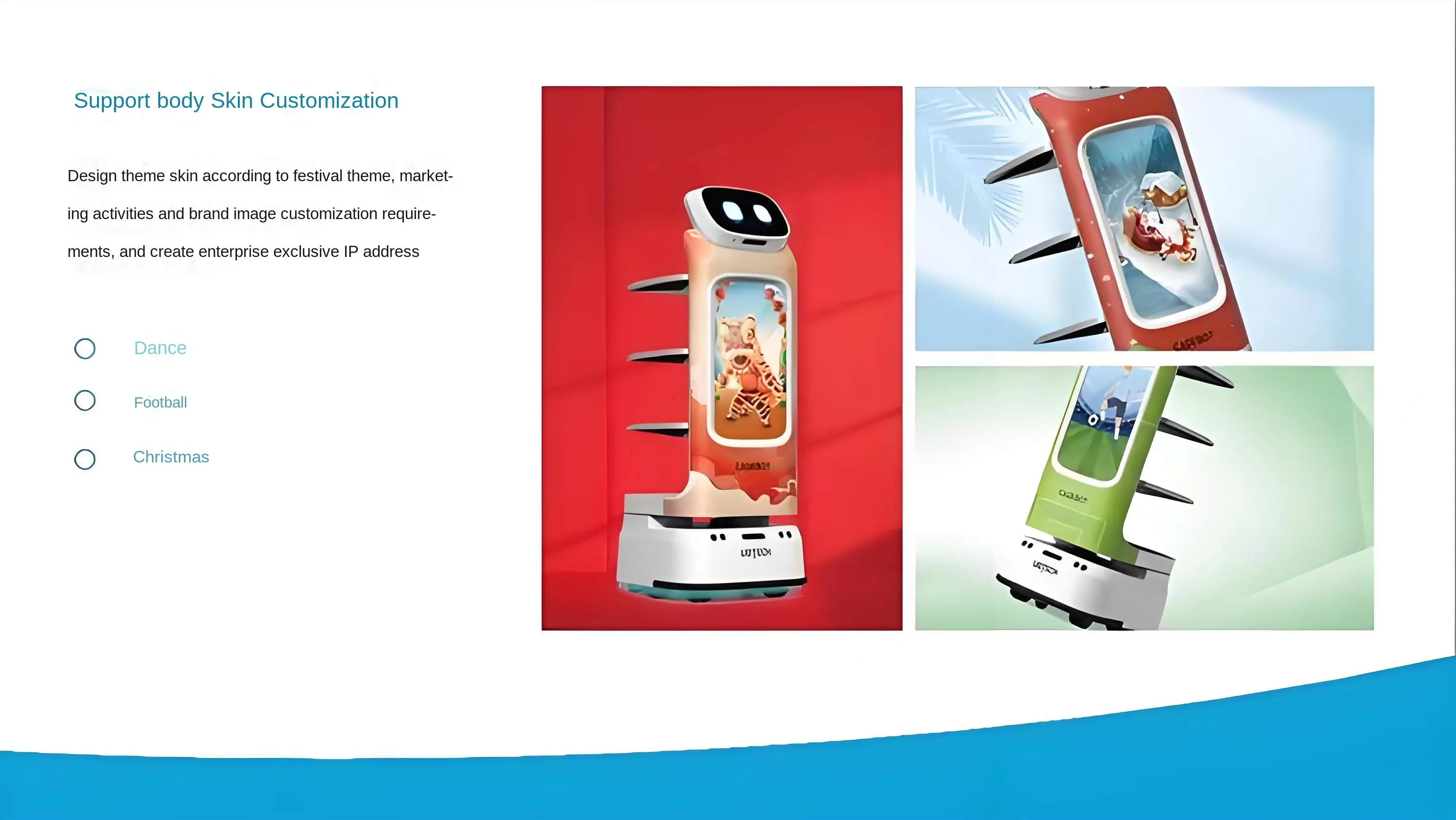Youbao Multifunctional Service Robot for Hotel Restaurant Automatic Dinner Welcome Meal Delivery Advertising Marketing Features(Image4)