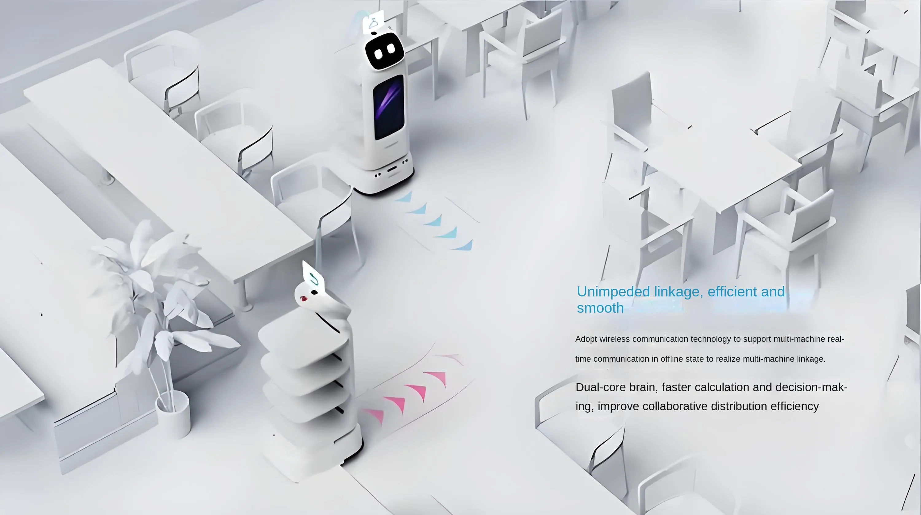 Youbao Multifunctional Service Robot for Hotel Restaurant Automatic Dinner Welcome Meal Delivery Advertising Marketing Features(Image8)