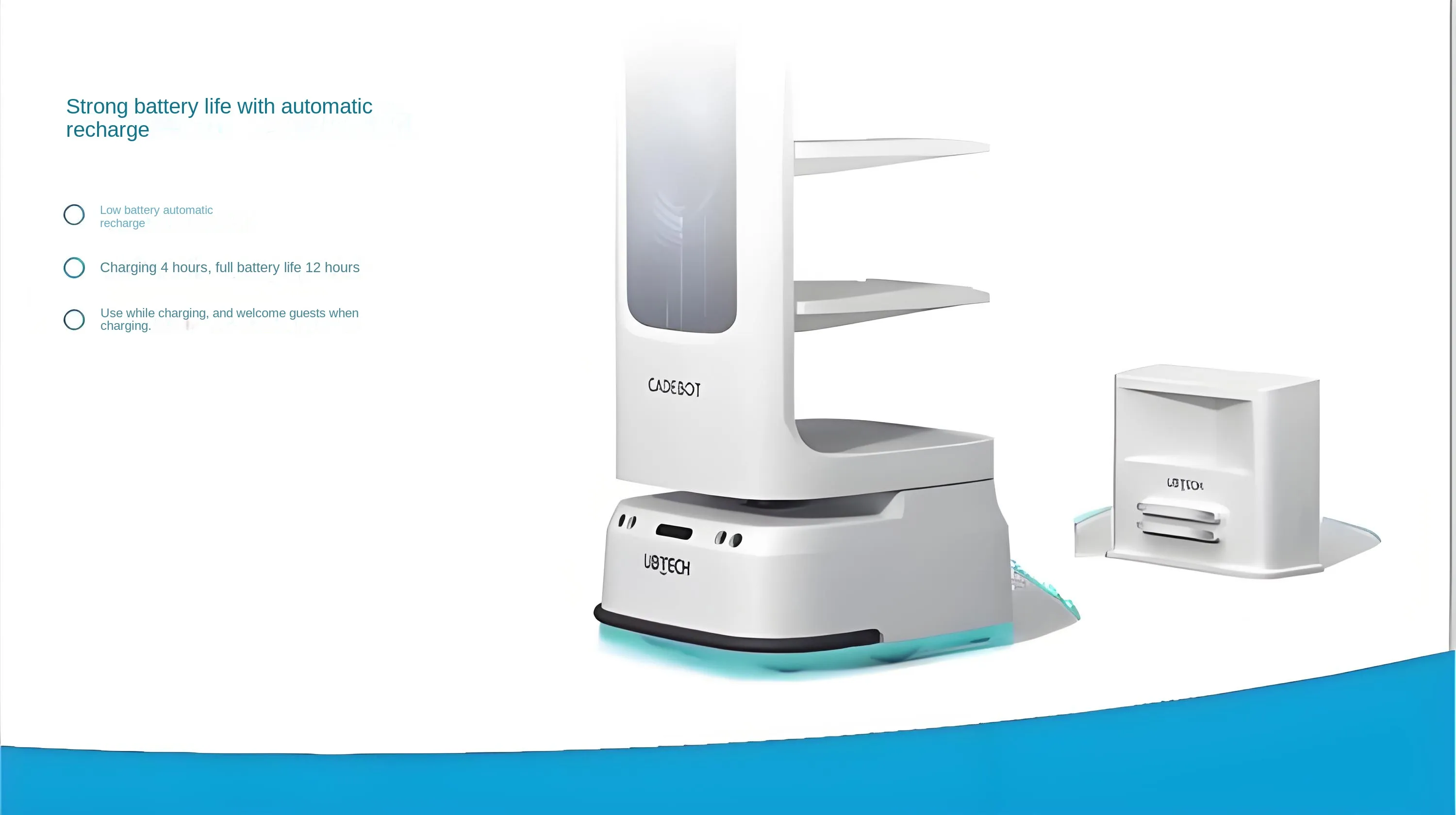 Youbao Multifunctional Service Robot for Hotel Restaurant Automatic Dinner Welcome Meal Delivery Advertising Marketing Features(Image11)