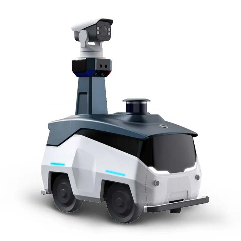 Real-Time Unmanned Patrol Robot for Residential & Factory Security for Indoor/Outdoor Use for Park Scenic Area Remote Inspection