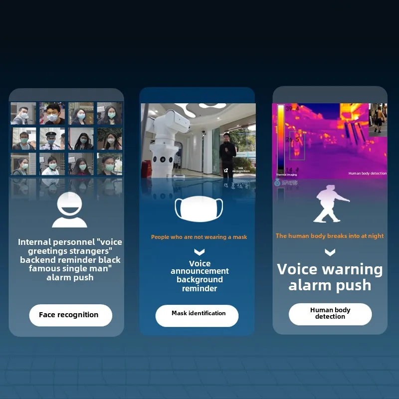 Autonomous Indoor Security Inspection Robot with Voice Intercom Image Capture and Monitoring Capabilities(Image4) Autonomous Indoor Security Inspection Robot with Voice Intercom Image Capture and Monitoring Capabilities(Image4)