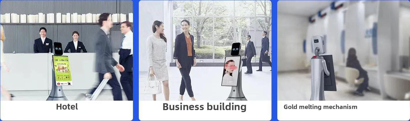 Xiao Mi Intelligent Dining Robot with Leopard Design AI Voice Interaction Automatic Queue Pickup Explanation Service Robot(Image5)