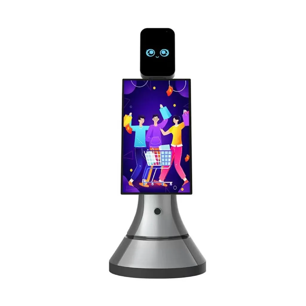 Robot de servire inteligent Xiaomi cu design leopard, interacțiune vocală AI, preluare automată a comenzilor și explicații pentru serviciul de robot