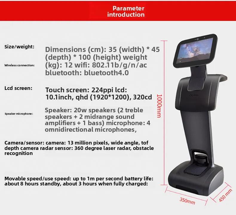 Hot Selling Ai Logistics Robot for Food Serving & Delivery Restaurant & Hotel Supplies(Image6)